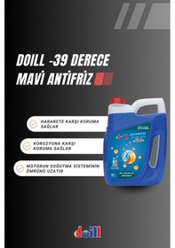 Resim Doill -39 / -40 Derece Hazır Karışım Mavi Antifriz - G11 3 L 