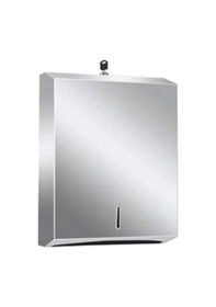 Resim Berta BRG A725 Z Katlı Kağıt Havlu Verici 400'lü Çelik 