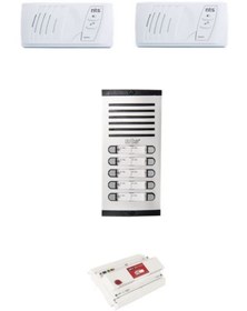 Resim Nts Diafon Sesli Iki Daire Için Villa Kit Set Komple 