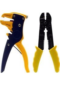 Resim Ayt Yeskit Yk-pr-04 Terminal Sıkma Pensesi Kablo Sıyırma Pensesi Uç Seti 