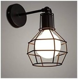 Resim Rsylight Retro Mafsalı Aplik Kafes Aplik Duvar Lambası 