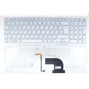 Resim Sony Vaio Sve151, Sony Sve171 Sve171G11M Uyumlu Klavye Beyaz Back 