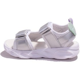 Resim Vicco 321f24y204 Hilda Beyaz Ortopedik Günlük Işıklı Kız Çocuk Spor Sandalet Beıge Bej 
