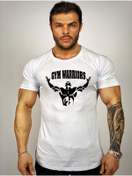 Resim Black İstanbul Gym Warriors Baskılı Fitness Tshirt 
