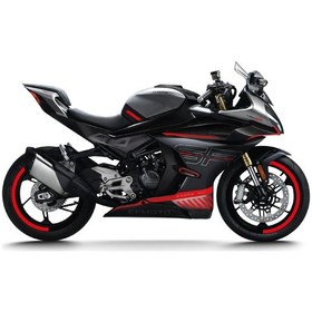 Resim Cfmoto 450sr Yarım Jant Kaplama Sticker Etiket Modeli Kırmızı 