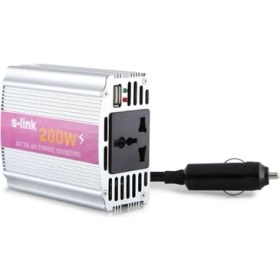 Resim S-Link SL-200W 200W Çakmaktan Power Inverter 