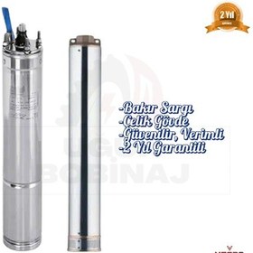 Resim Italyan Teknoloji 5.5 Hp 22 Kademe Dalgıç Pompa Motor 380v 