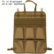 Resim Xuweiwei Laser Black Camouflage Araç Koltuğu Organizatörü Dayanıklı Çok Cepli Kampçılık Ve Outdoor Aksesuar 