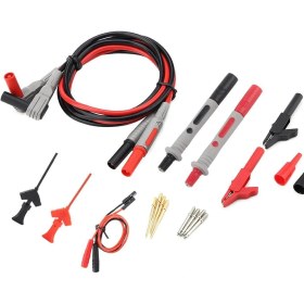 Resim P1300c 16 Parça Çok Işlevli Değiştirilebilir Multimetre Probu Test Ölçüm Kablo Kiti 