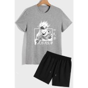 Resim Trendypassion Anime Şort T-Shirt Eşofman Takımı 