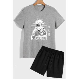 Resim Trendypassion Anime Şort T-Shirt Eşofman Takımı 