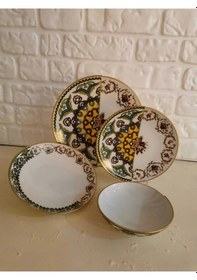 Resim Konyax Verde 24 Parça Yemek Takımı 6 Kişilik Çok Renkli 