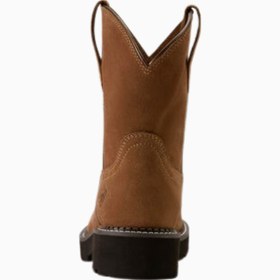 Resim Ariat Round Up Kadın Western Bot, Dar Kesim, Tam Deri ve All Day Konfor 