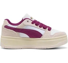 Resim Puma 404340 02 Rebound Femme Memoires Jr Beyaz-g.kurusu-mor Kadın Beyaz 