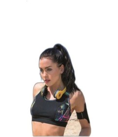 Resim Yeni Inci T20 Siyah (Yoga-Fıtness-Pilates-Koşu) Sporcu Atleti 