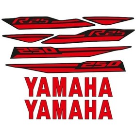 Resim Yamaha R25 Uyumlu Sticker Set 001 