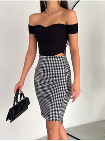 Resim 02Lady Fashion kadın kalem etek 