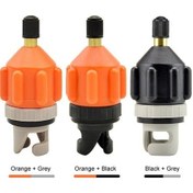 Resim Fortunelane Sup Kayak Balon Valfi Adaptörü - Kaliteli Pirinç + Kauçuk - Hızlı Şişirme - Evrensel Uyumlu - Gri Siyah 