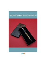 Resim Osmanlı Temalı Kalem Şık Metal Tasarım Roller Kalem Çok Renkli 