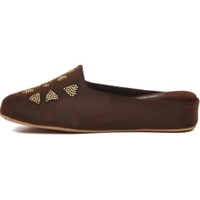Resim Pierre Cardin Kahve Kadın Ev Terliği PC-55374 Z 