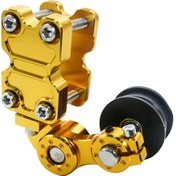 Resim Youtek Motorsiklet Zincir Ayar Cihazı, Alüminyum Gümüş Zıplayıcı, Evrensel Kullanım, Stokastik Tensioner, Renk Seçenekli 