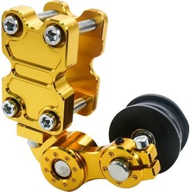 Resim Youtek Motorsiklet Zincir Ayar Cihazı, Alüminyum Gümüş Zıplayıcı, Evrensel Kullanım, Stokastik Tensioner, Renk Seçenekli 