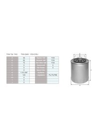 Resim Fil Filter Zp 22 Mf Yağ Filtresi 