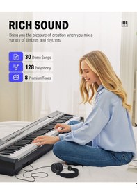 Resim Donner Dep-10 Dijital Piyano Siyah 