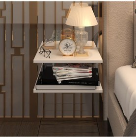 Resim Kenzlife komodin guiseppe byz komidin 39*19 2 parça duvara monte askı aparatlı (mng) 