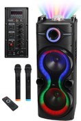 Resim Midex 1250 Watt Mikrofonlu Karaoke Eğlence Kule Işıklı Ses Sistemi Bluetooth Usb Şarj (MXR-1250K) 