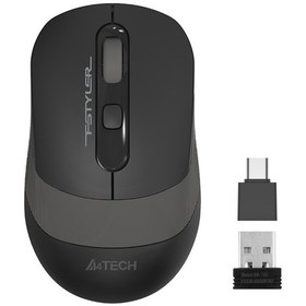 Resim A4 Tech Fg10cs Aır2, Grey, Sılent, Fstyler, 2,4ghz Kablosuz, Usb-c Den Şarj Edilebilir, Optik Mouse, 10-15metre, 4 Buton, Nano Alıcı 031XTR002 