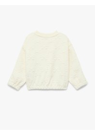 Resim Koton 26yy59003205 Bej Kız Bebek Sweatshirt 6smg10113ak Bej 