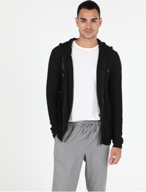 Resim Colin's Slim Fit Erkek Siyah Hırka CL1050730_Q1.V1_BLK 