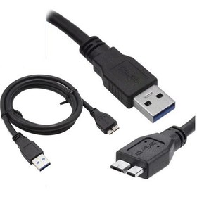 Resim Micro Usb 3.0 Kablo Hdd Harddisk Yüksek Hız Şarj Data Kablosu 1M 