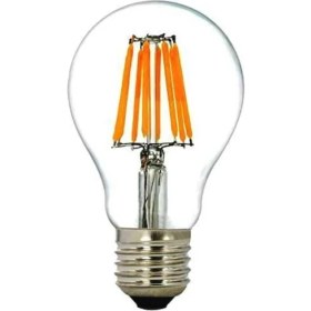 Resim Helios 2090 8W Rustik LED Ampul – E27 Duy, Amber Cam, Dekoratif Filament Ampul 