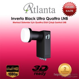 Resim Inverto Black Ultra Quattro Santral LNB (Santral/Merkezi Sistem/Multiswitch Kullanım) 