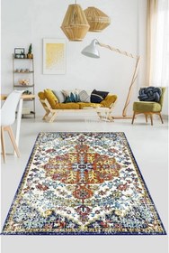 Resim En Ucuz Kaymaz Taban Halı Dekhera V1011 - 160X230 / Deri Taban 