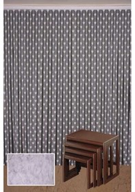 Resim Kalpli Model Beyaz Renk İp Perde Hazır İp Perde 300 270 Beyaz 