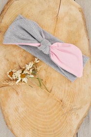 Resim Babygiz El Yapımı Yumuşak Tavşan Kulak Doğal Pamuklu Penye Bebek Çocuk Kız Yeni Stil Bandana 