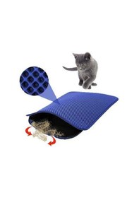 Resim Ganko Elekli Kedi Tuvalet Önü Paspası Kedi Kumu 