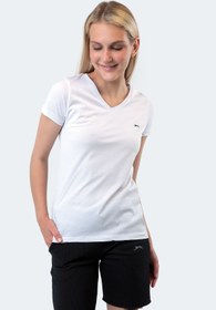 Resim Slazenger Rebell I Kadın Tişört Beyaz 
