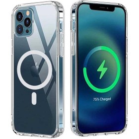 Resim Apple Iphone 12 Pro Max Magsafe Wireless Şarj Özellikli Şeffaf Slikon Kılıf 