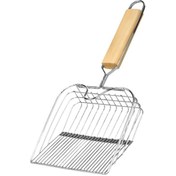 Resim Suntek Kedi Kumu Küreği Derin Kürek Eleme Tavşanlar Gümüş 