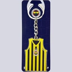 Resim FENERIUM Fenerbahçe Basketbol Forma Metal Anahtarlık,Gümüş Tek Ebat 