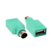 Resim KEEPRO Ti-mesh Usb 2.0 A F / Ps2 M Dönüştürücü - Nickel/green 