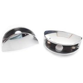 Resim Oval Krom Etejer Camı Tutucu Takımı 