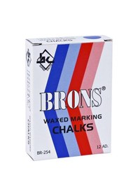 Resim Brons Br-254 Tebeşir 12'li Kutu Mavi 