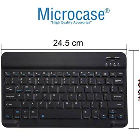 Resim Microcase Lenovo IdeaPad Pro TB375FC 12.7'' için BT Klavye (TR Sticker) + BT Mouse + Tablet Standı - AL2765 
