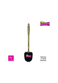 Resim Primanova Yedek Tuvalet Fırçası Parlak Gold Sap Siyah Uç 14918 