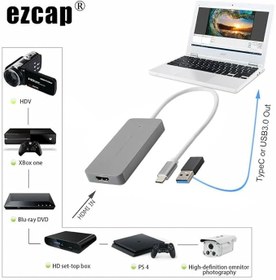 Resim HDMI Type c usb 3.0 Video Capture kartı Kayıt için AV Uyumlu kart 